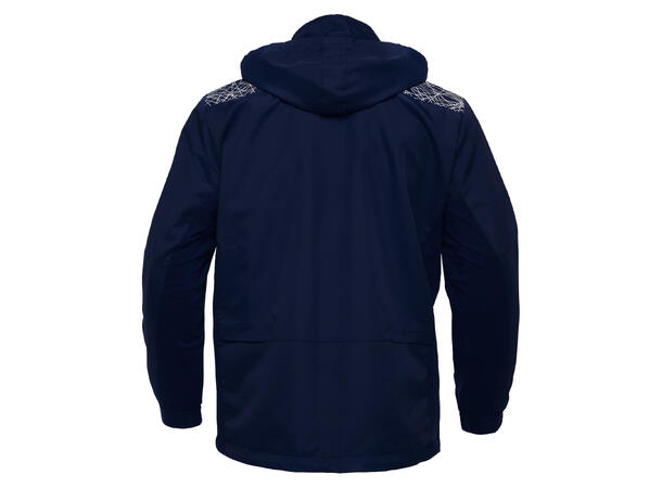 Lahti Showerjacket NAVY/HVIT M Vann- og vindavstøtende jakke - Unisex 