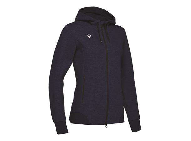 Lyre Full Zip Hooded Jacket W NAV XS Hettejakke i bomullsmiks til dame 