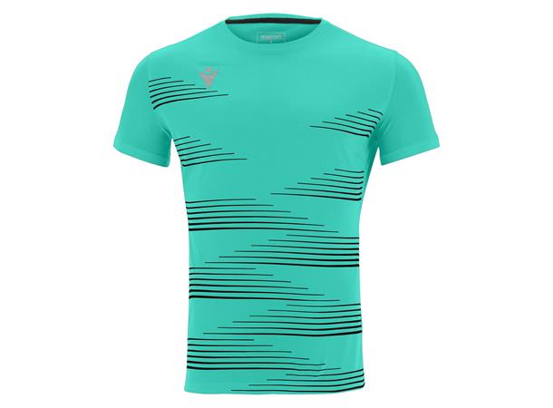 Ivan Shirt TRQ/BLK XS Teknisk løpe t-skjorte til herre 