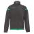 Macron Full Zip Windbreaker BLK/GRN XL Praktisk vindjakke 