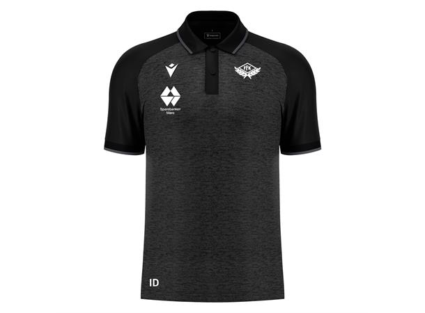 Frei FK Aulos sort Teknisk poloskjorte 