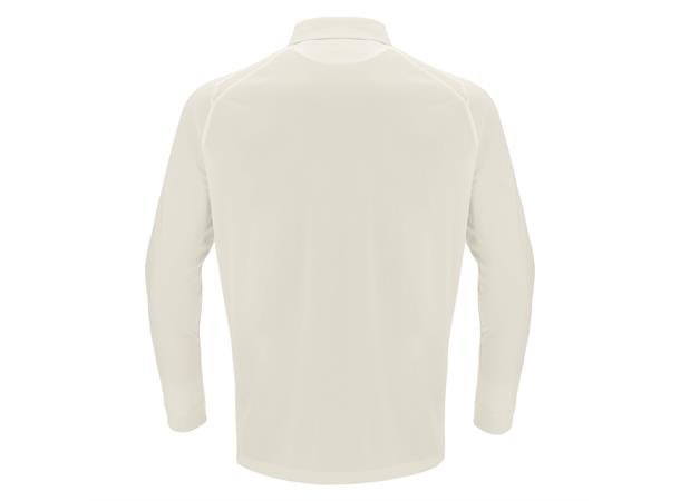 Hutton Shirt LS OFFWHT 4XS Teknisk langarmet poloskjorte 