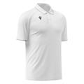 Aulos Polo WHT/SLV XL Teknisk poloskjorte - Unisex