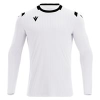 Alhena Shirt Longsleeve WHT/BLK XL Utgående modell
